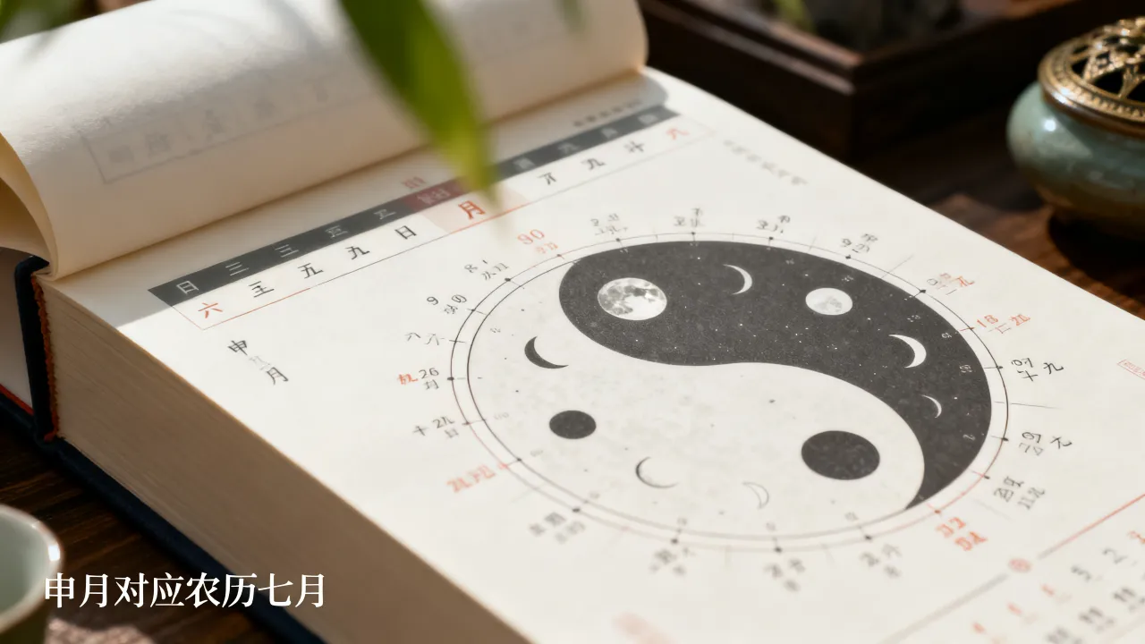申月是阴历几月，申月对应农历几月