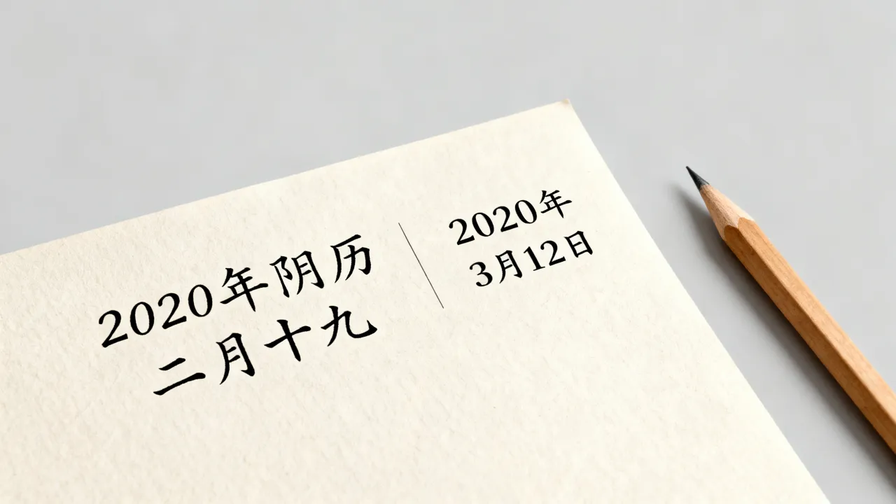 二零二零年阴历二月十九是几月几号，2020农历二月十九阳历
