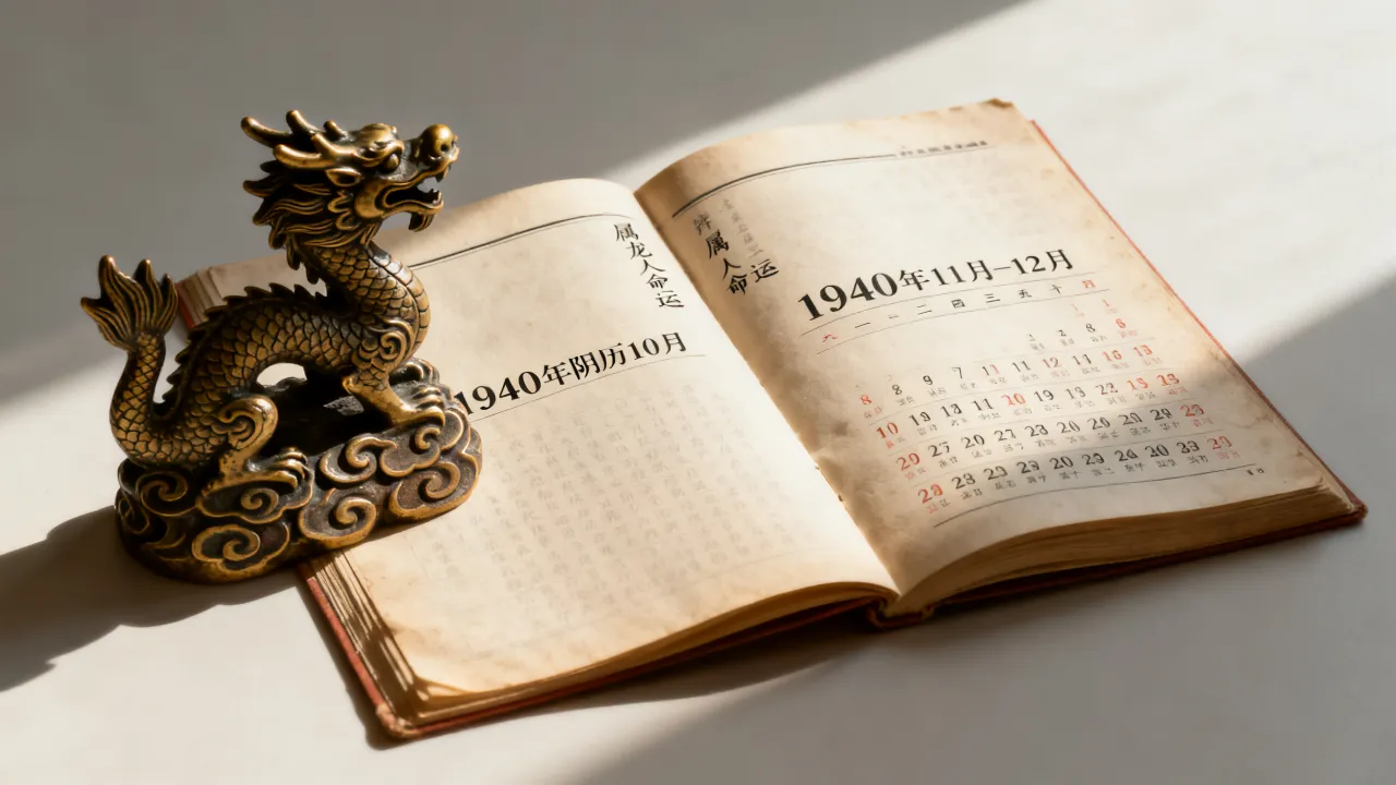 1940年阴历10月是阳历几月几号,属龙人一生命运如何 1940年阴历10月是阳历几月几号,属龙人一生命运如何