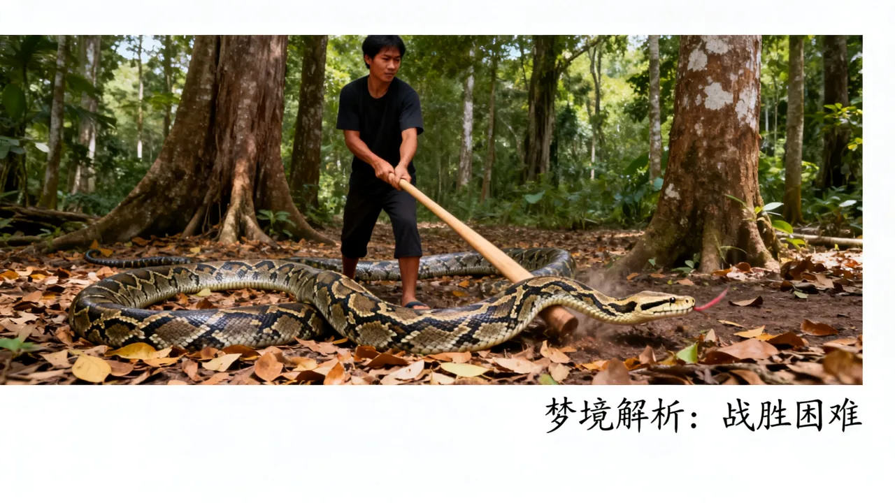 梦到了打死蟒蛇是不是好的征兆呢？梦见打死蟒蛇是吉是凶