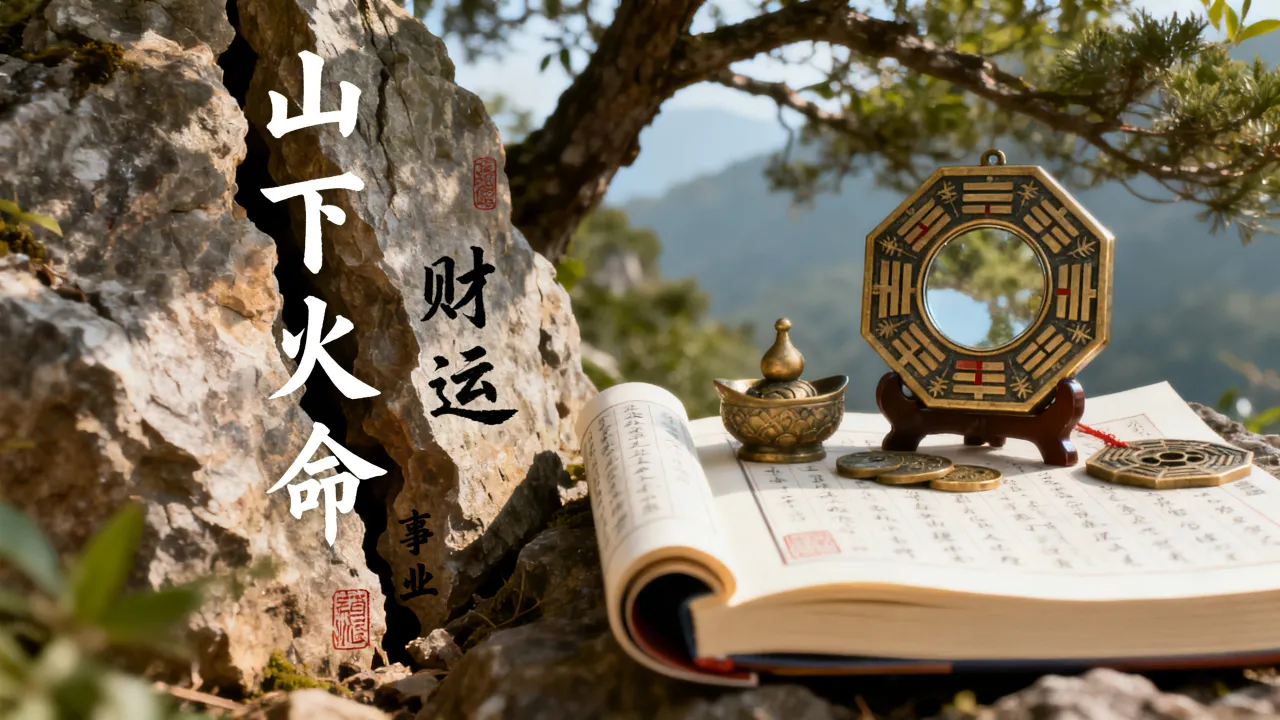 山下火命运怎样，山下火命的人财运事业好不好