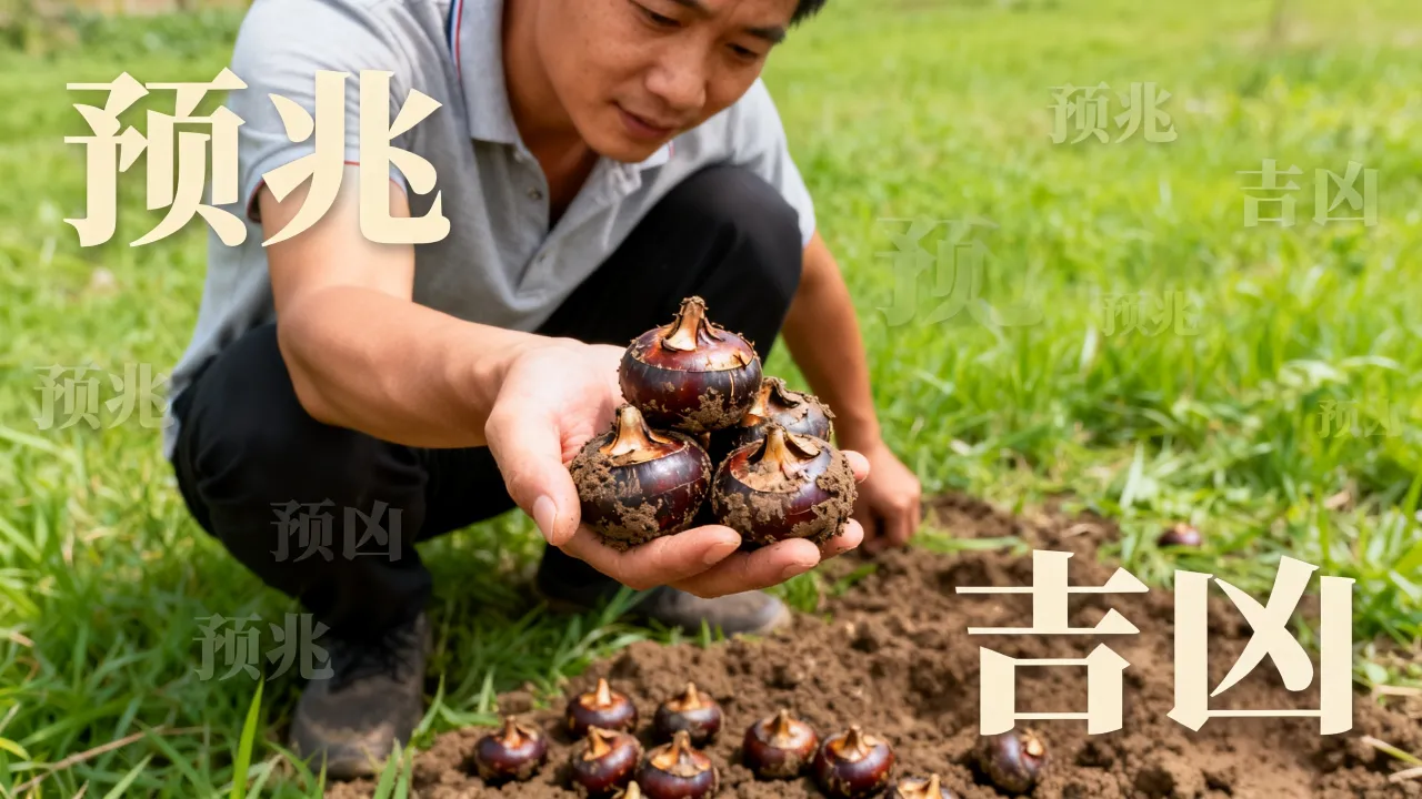 梦到捡马蹄是什么预兆，梦见捡马蹄的吉凶预示