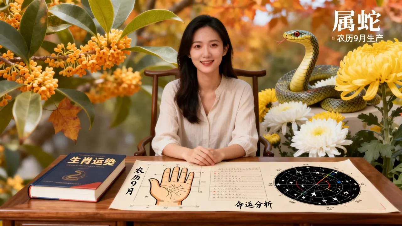 农历9月属蛇女命运如何，属蛇女农历9月出生好不好？
