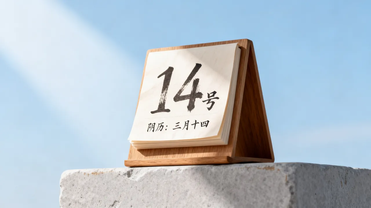 14号阴历是多少，农历几月几日