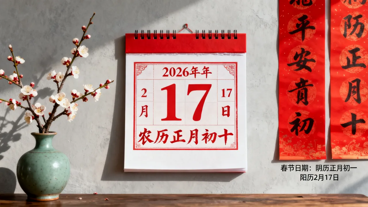 春节的阴历阳历几号？2026年春节是几月几号农历阳历日期