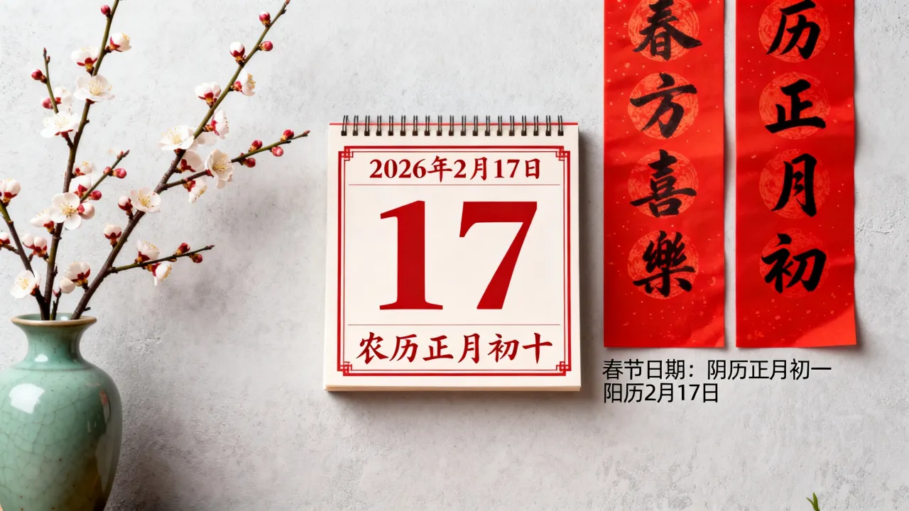春节的阴历阳历几号?2026年春节是几月几号农历阳历日期 春节的阴历阳历几号?2026年春节是几月几号农历阳历日期