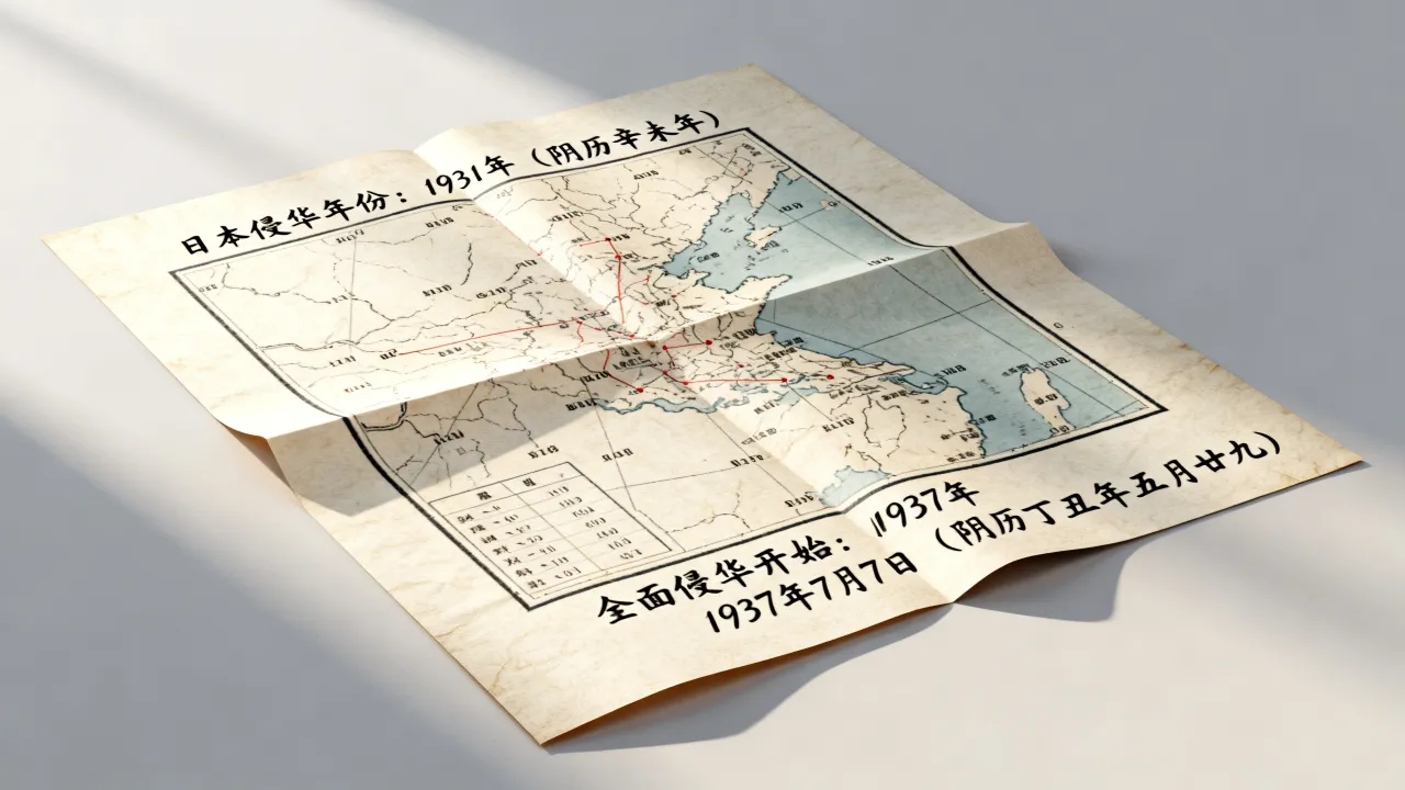 日本侵华年份是阴历哪一年,日本全面侵华开始于阴历几月几日 日本侵华年份是阴历哪一年,日本全面侵华开始于阴历几月几日