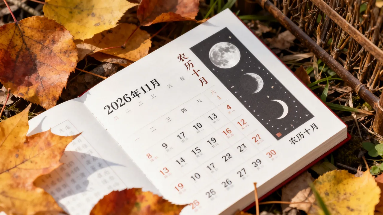 11月阴历什么月,2026年11月农历几月几日 11月阴历什么月,2026年11月农历几月几日