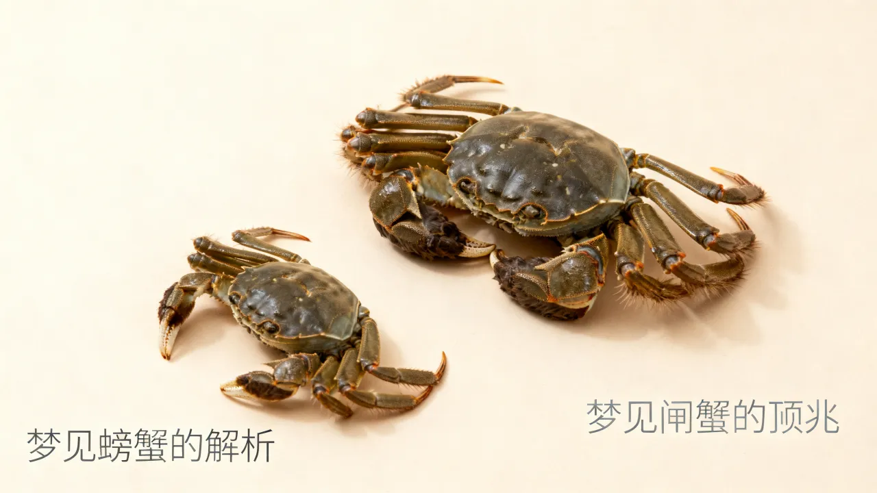 梦见闸蟹怎么样，梦见螃蟹是什么预兆