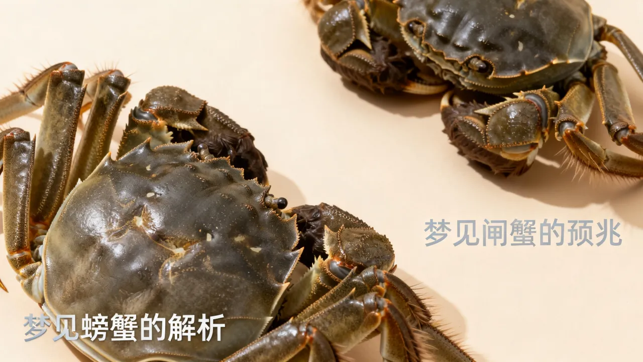 梦见闸蟹怎么样，梦见螃蟹是什么预兆