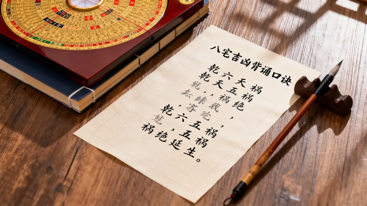 八宅吉凶怎么背,八宅吉凶背诵口诀是什么 八宅吉凶怎么背,八宅吉凶背诵口诀是什么