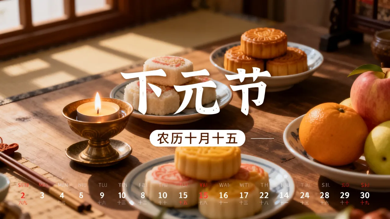 阴历10月15日是什么节日?农历十月十五下元节是几月几号 阴历10月15日是什么节日?农历十月十五下元节是几月几号