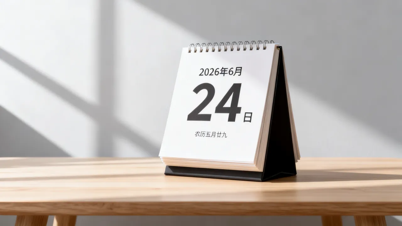 6月24日的阴历是多少,2026年6月24日农历是几月几号 6月24日的阴历是多少,2026年6月24日农历是几月几号