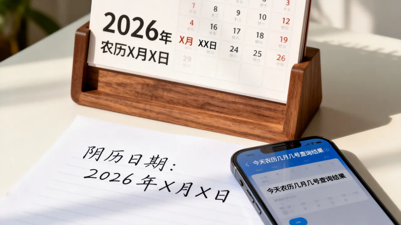 现在是阴历几月？2026年今天农历几月几号查询