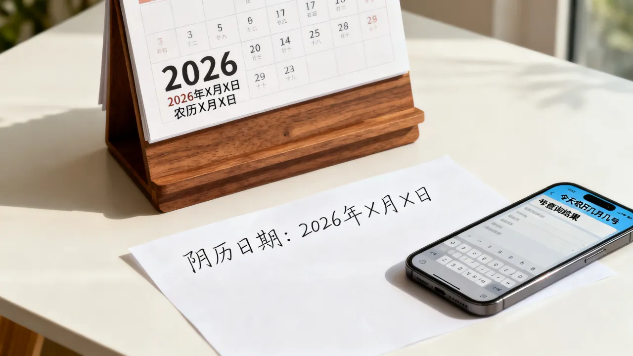 现在是阴历几月?2026年今天农历几月几号查询 现在是阴历几月?2026年今天农历几月几号查询