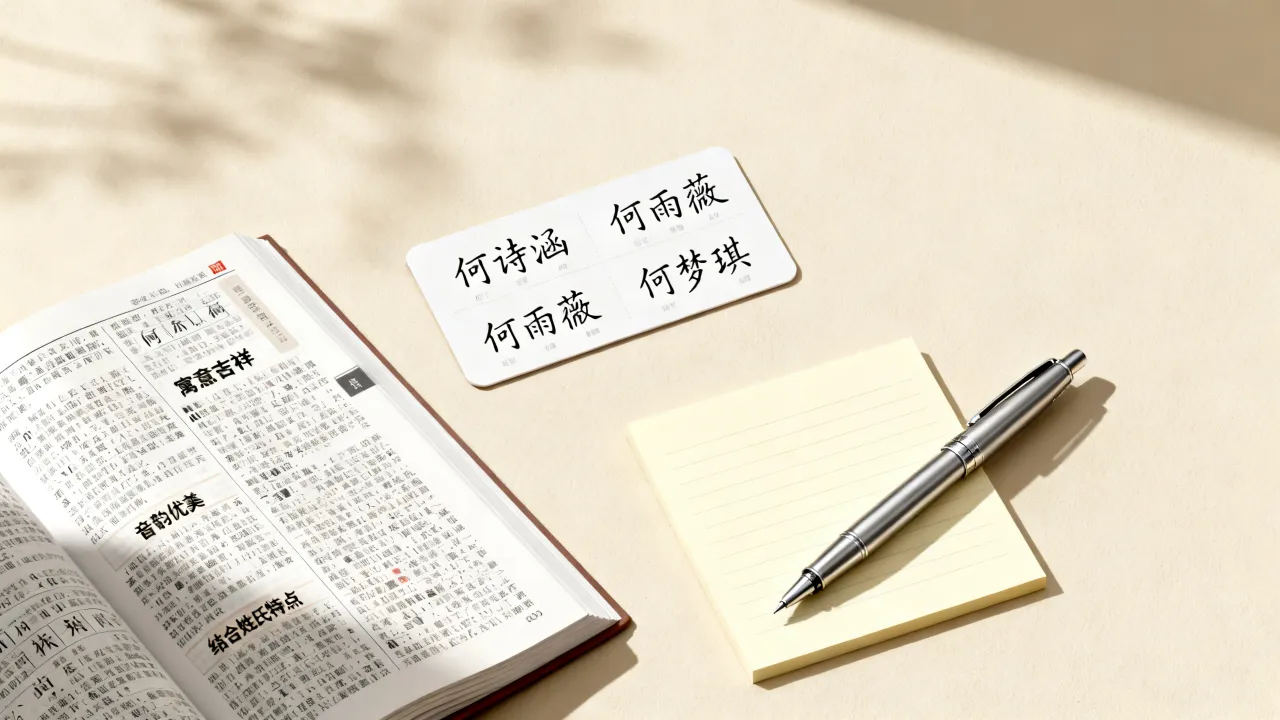 何姓宝宝怎么起名女孩，何姓女孩起名好听方法有哪些