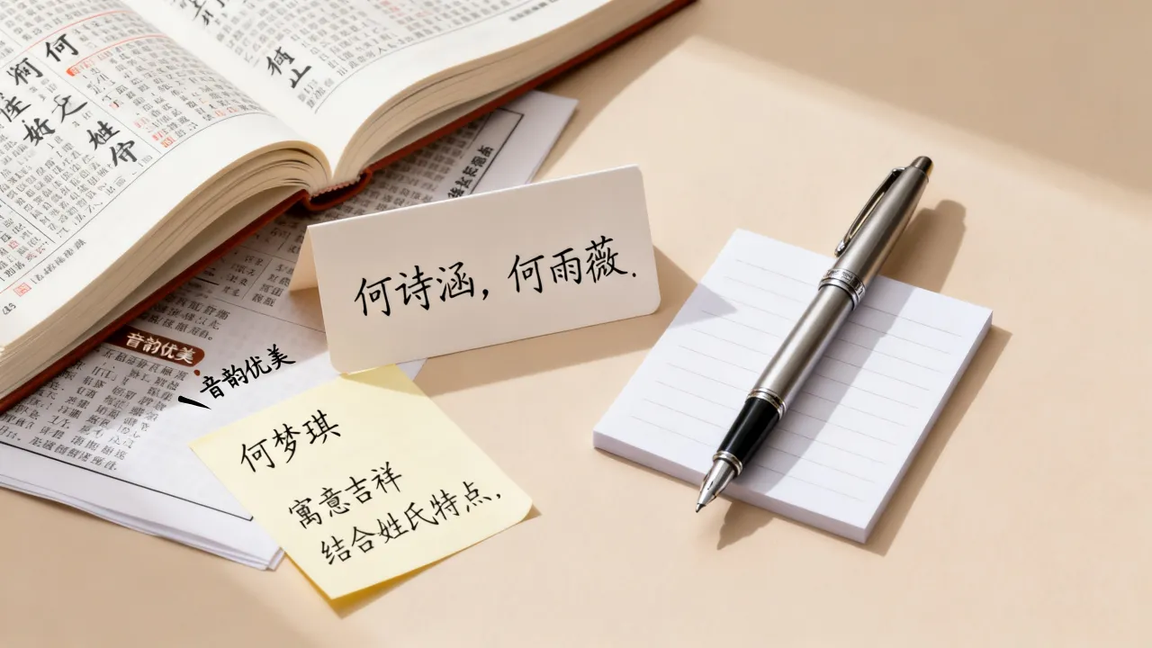 何姓宝宝怎么起名女孩，何姓女孩起名好听方法有哪些