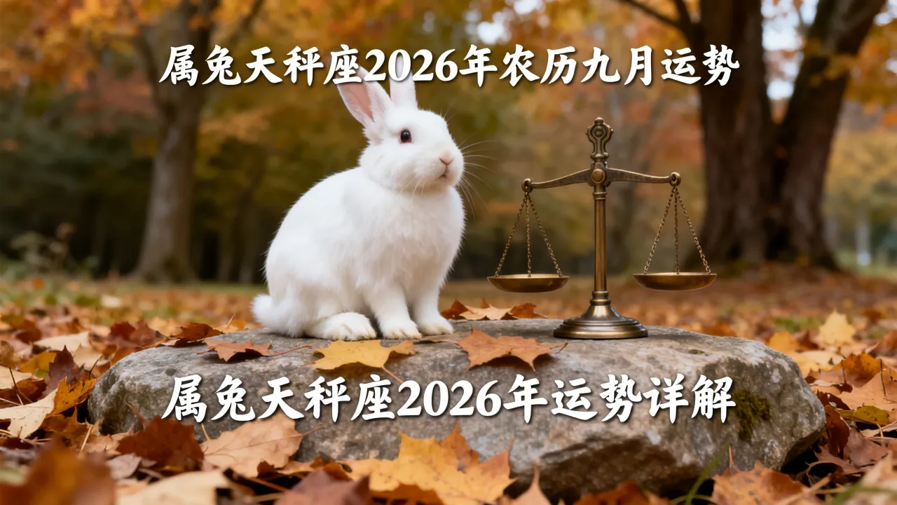 属兔天秤座2026年农历九月运势如何 属兔天秤座2026年运势详解