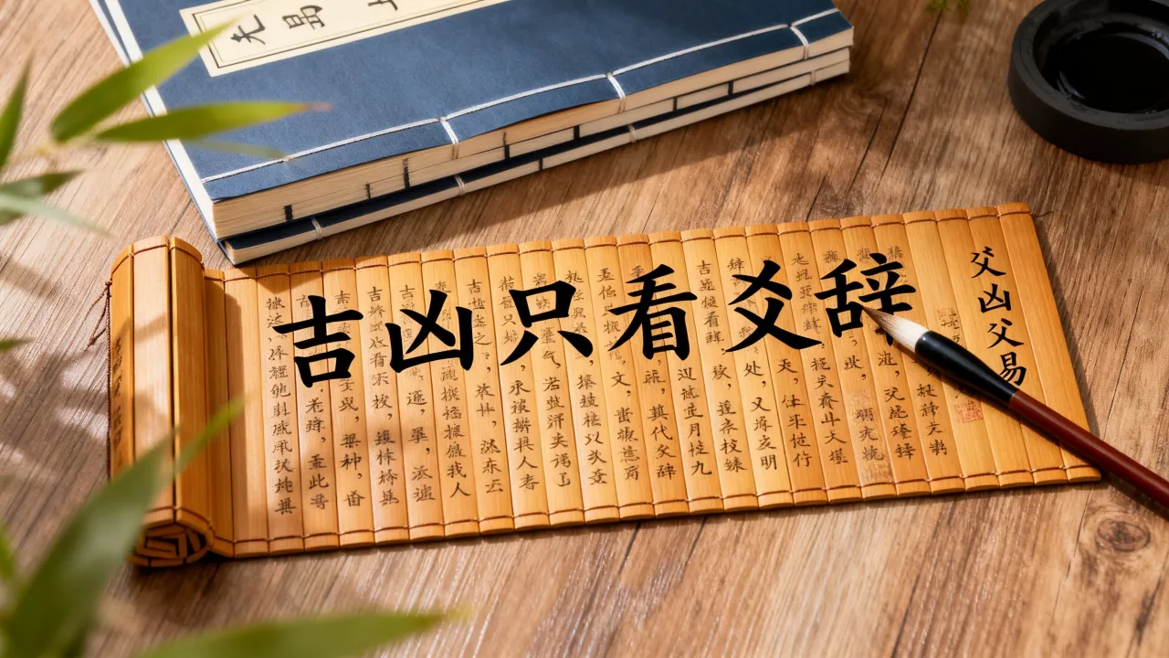 吉凶只看爻辞怎么看的 吉凶只看爻辞怎么看的