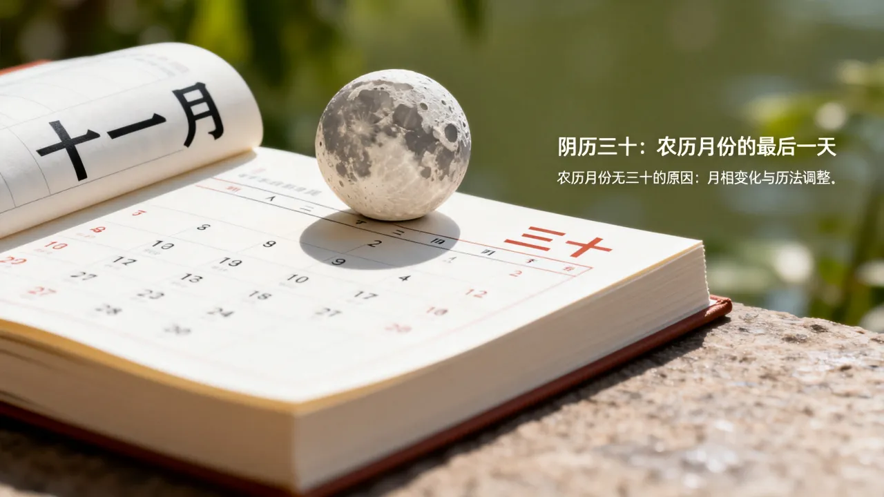 阴历三十是什么，为什么农历有些月份没有三十这一天？