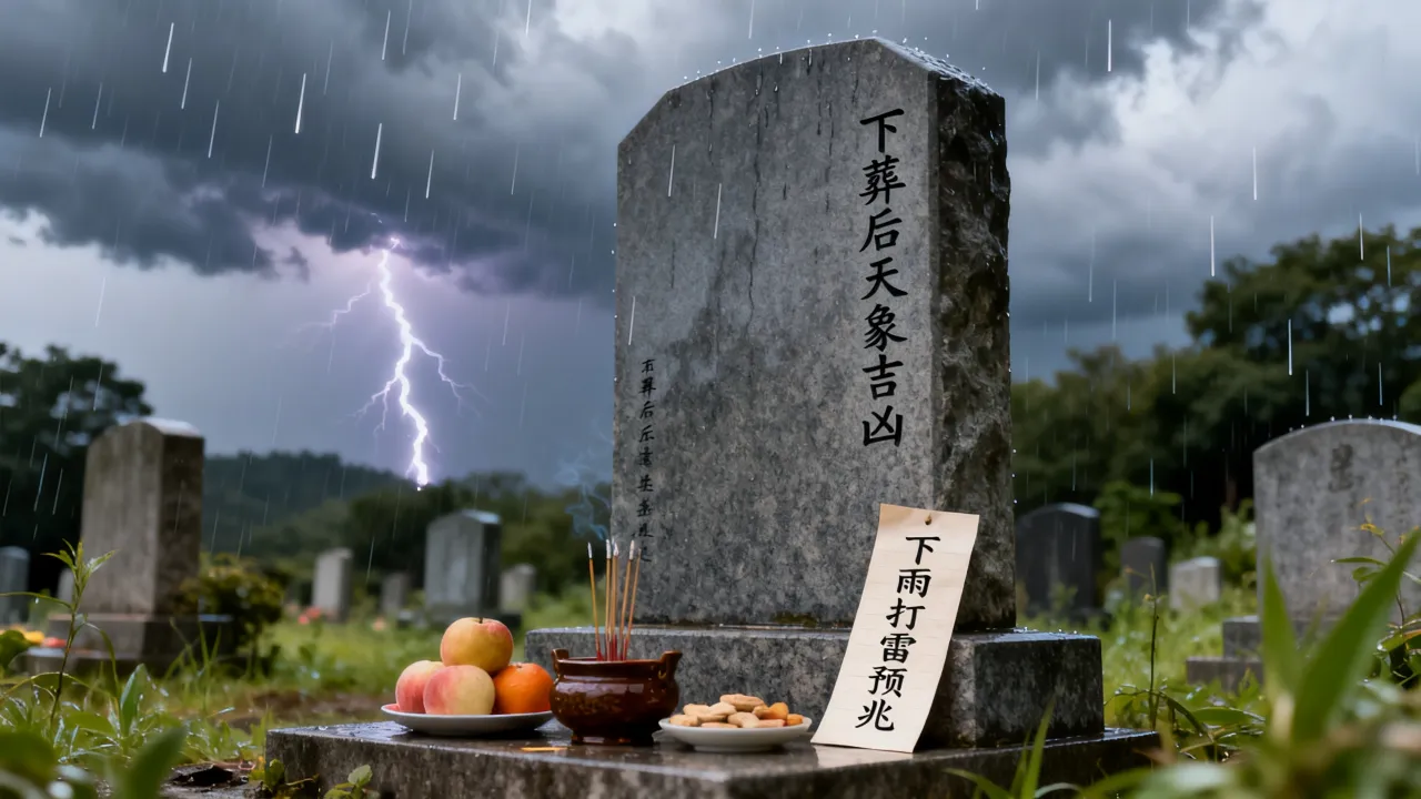 下葬后天象吉凶怎么看,下葬后下雨打雷有什么预兆 下葬后天象吉凶怎么看,下葬后下雨打雷有什么预兆