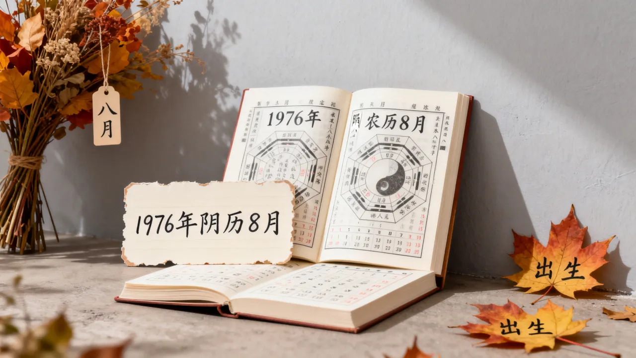 1976年阴历8月是什么命？农历八月出生好不好