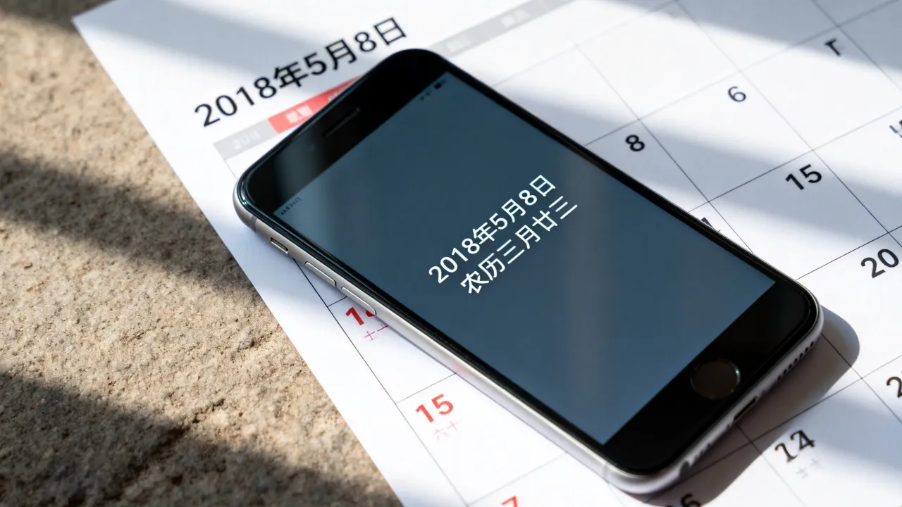 2018年5月8号是阴历几月几日?农历日期查询 2018年5月8号是阴历几月几日?农历日期查询