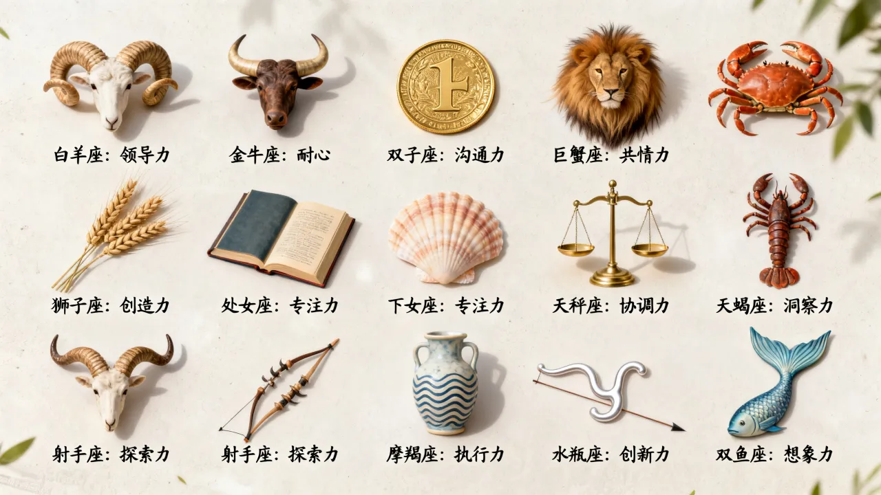 十二星座能力测试准不准,测你隐藏天赋能力有多强 十二星座能力测试准不准,测你隐藏天赋能力有多强