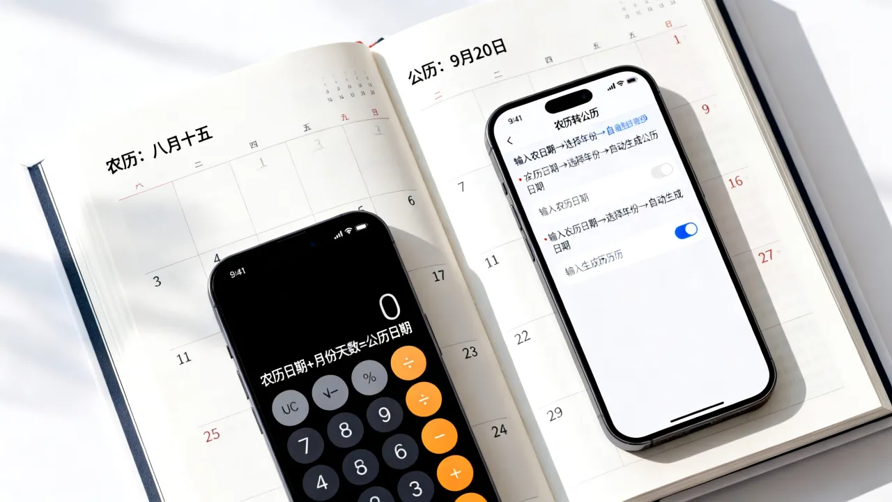 农历阴历日期怎么换算成公历？农历阴历转换查询方法