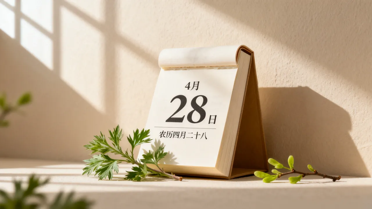 4月28阴历是什么日子，农历四月二十八是几月几号