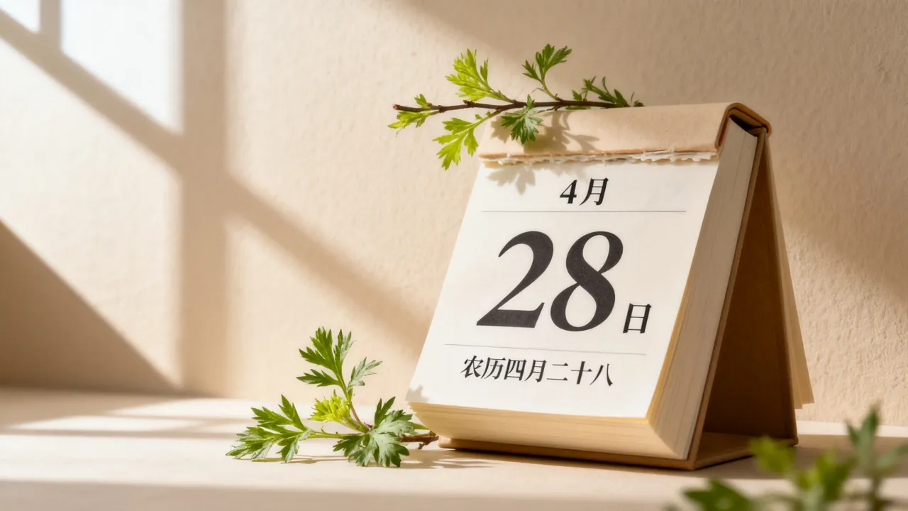 4月28阴历是什么日子，农历四月二十八是几月几号