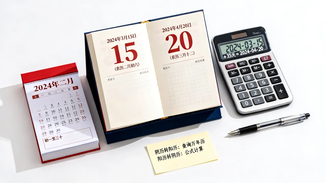 阴历阳历怎么转换？农历公历生日日期怎么换算