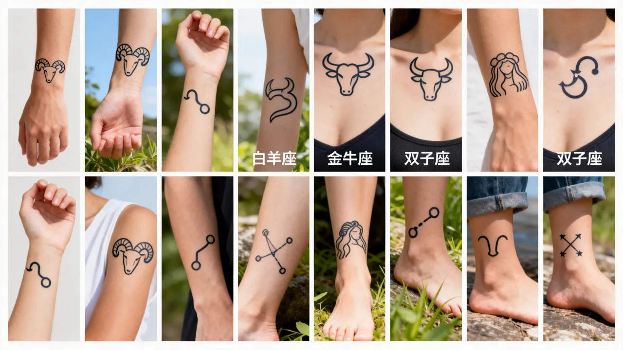 十二星座纹身简单吗?简约风格星座纹身怎么选? 十二星座纹身简单吗?简约风格星座纹身怎么选?
