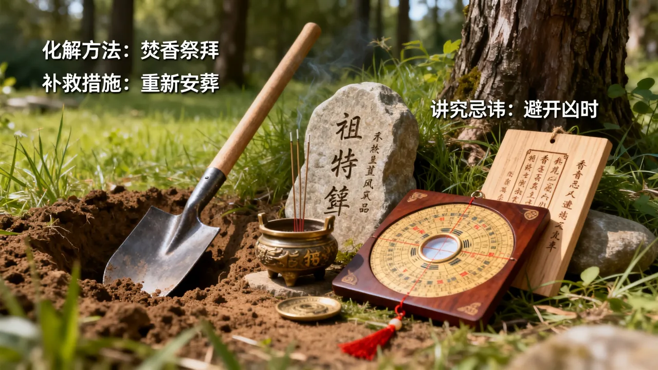 挖坟了怎么化解吉凶,动了祖坟风水有什么补救方法和讲究忌讳 挖坟了怎么化解吉凶,动了祖坟风水有什么补救方法和讲究忌讳
