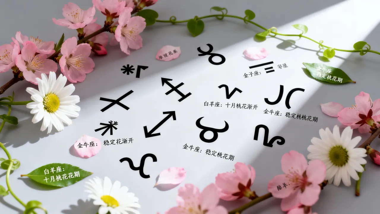 十二星座十月桃花运势如何，哪个星座桃花最旺