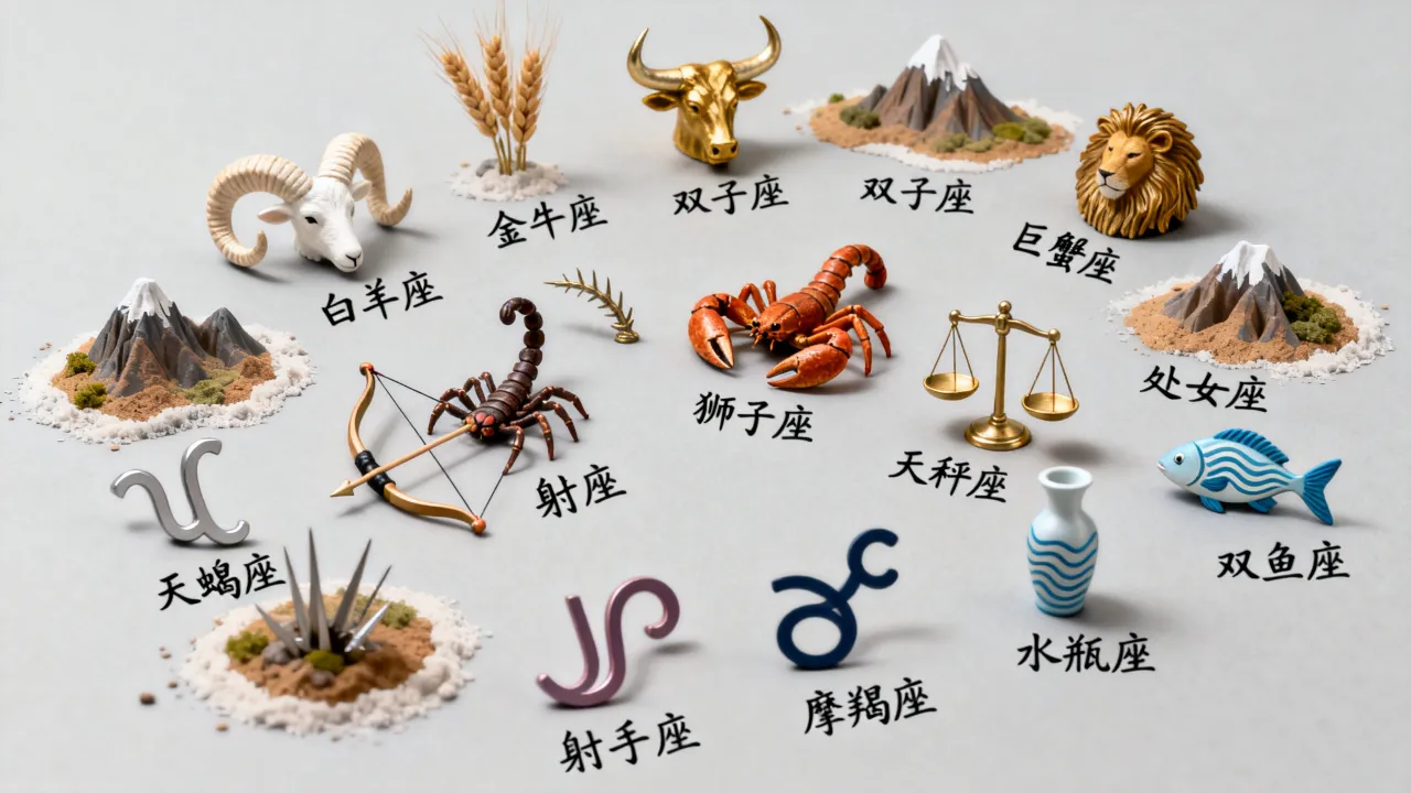 十二星座人生大起大落是真的吗，哪个星座命运最坎坷？