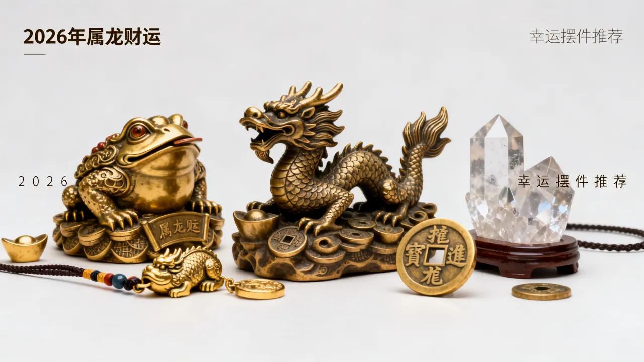 2026年属龙财运排行如何,属龙幸运摆件有哪些 2026年属龙财运排行如何,属龙幸运摆件有哪些