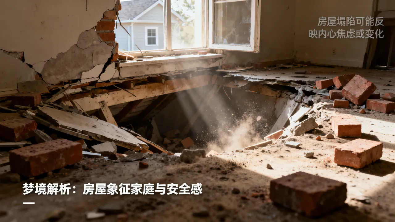 梦到了家里塌陷有什么含义？梦到房子塌了是什么征兆