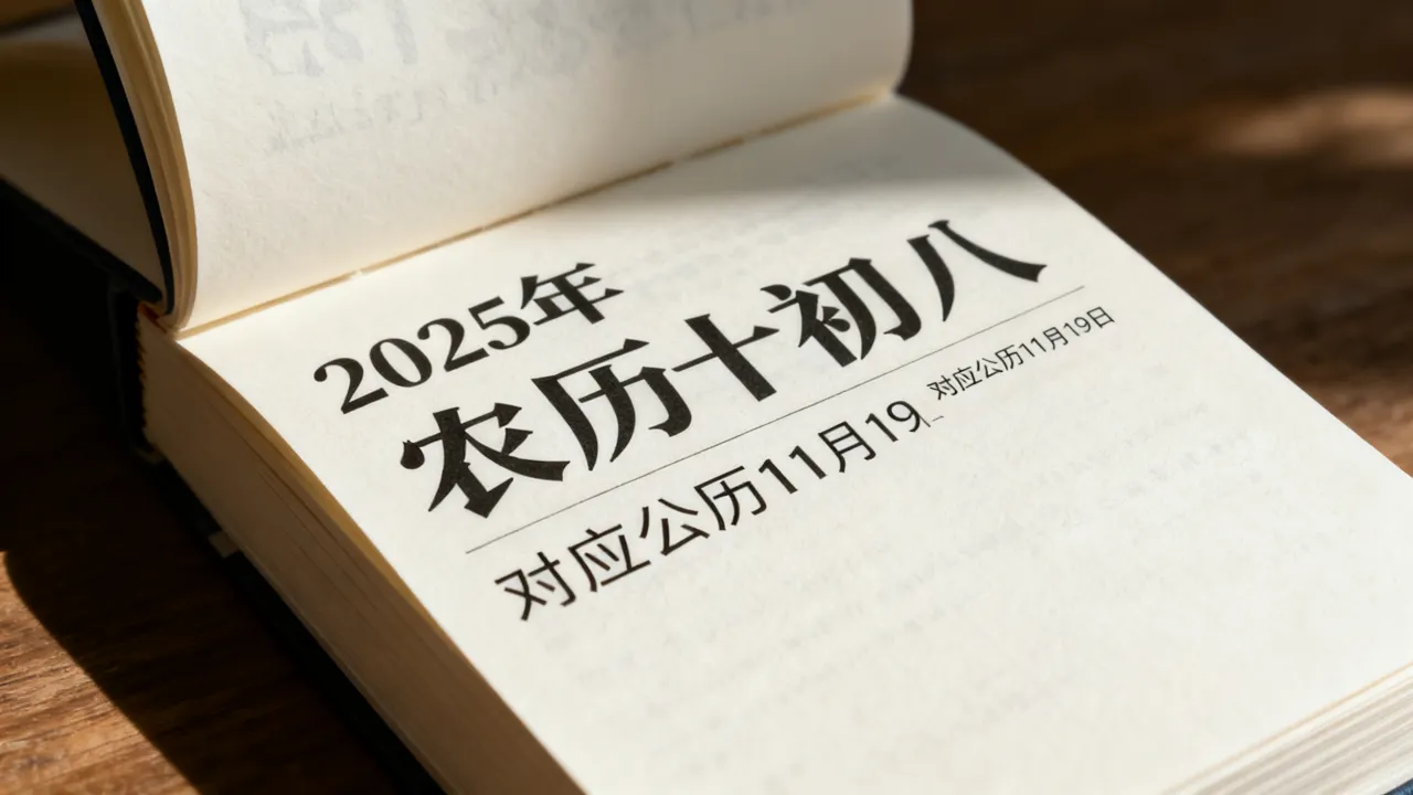阴历10月8日阳历是多少号?2025年农历十月初八对应公历几月几日 阴历10月8日阳历是多少号?2025年农历十月初八对应公历几月几日