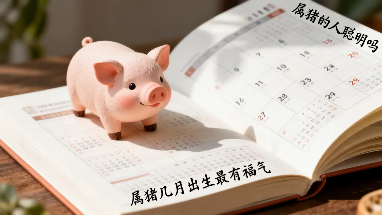 属猪的人聪明吗，属猪几月出生最有福气命最好？