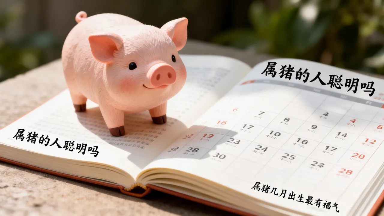 属猪的人聪明吗，属猪几月出生最有福气命最好？