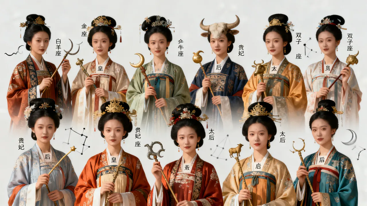 十二星座古代皇后谁最厉害？十二星座古代皇后命运，哪个最尊贵