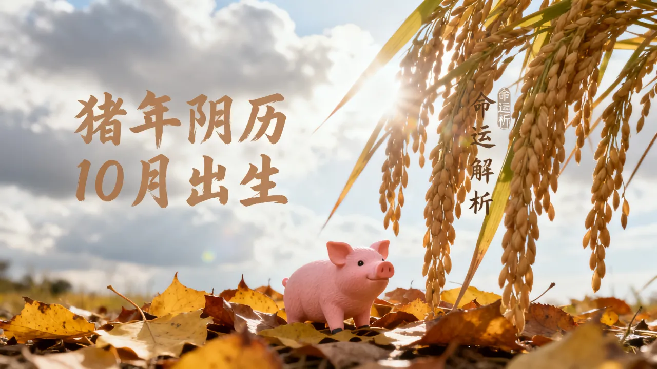 猪年阴历10月生是什么命？,猪年阴历10月出生的人命运怎么样