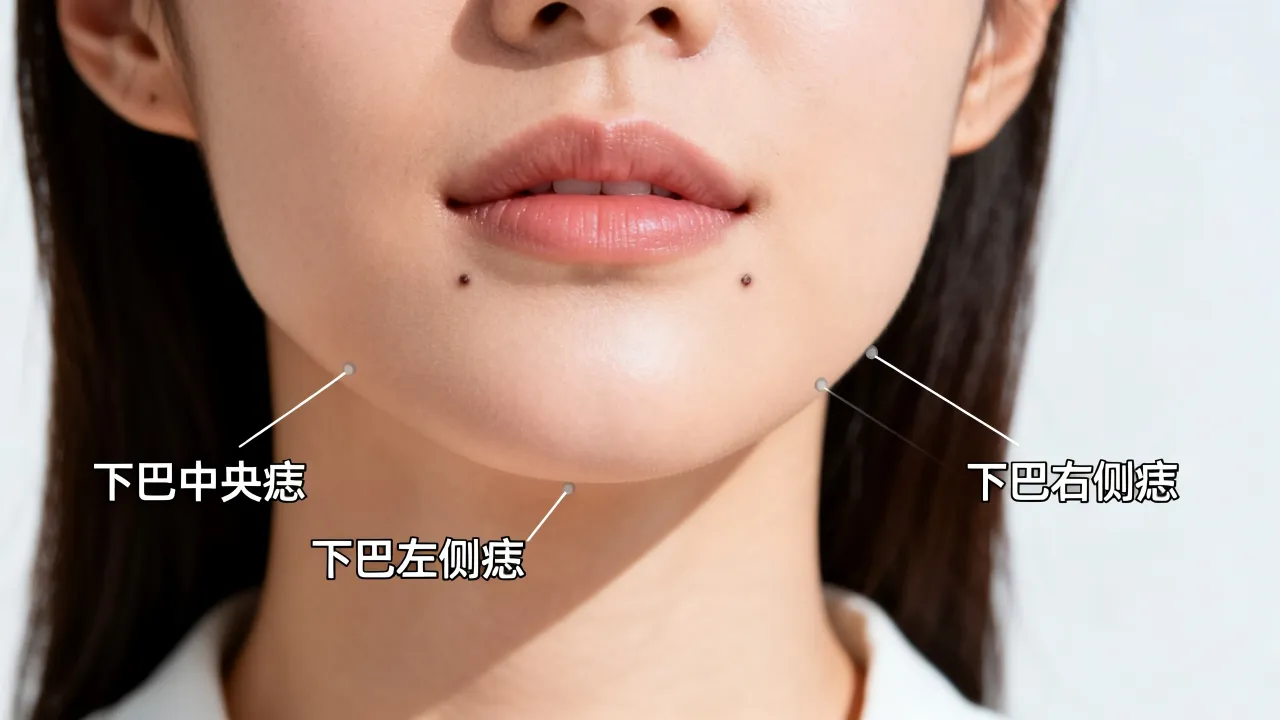 下巴长痣的命运究竟如何,下巴痣相图解大全及位置解析 下巴长痣的命运究竟如何,下巴痣相图解大全及位置解析