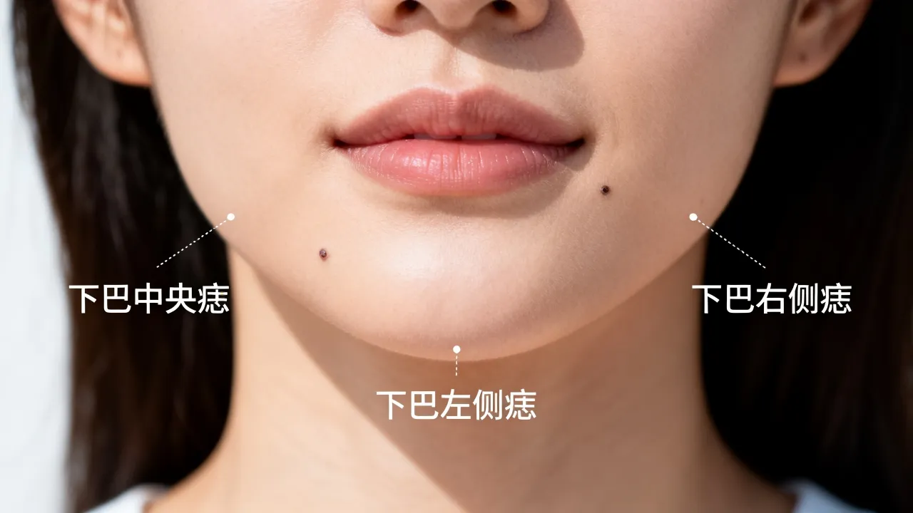 下巴长痣的命运究竟如何,下巴痣相图解大全及位置解析 下巴长痣的命运究竟如何,下巴痣相图解大全及位置解析