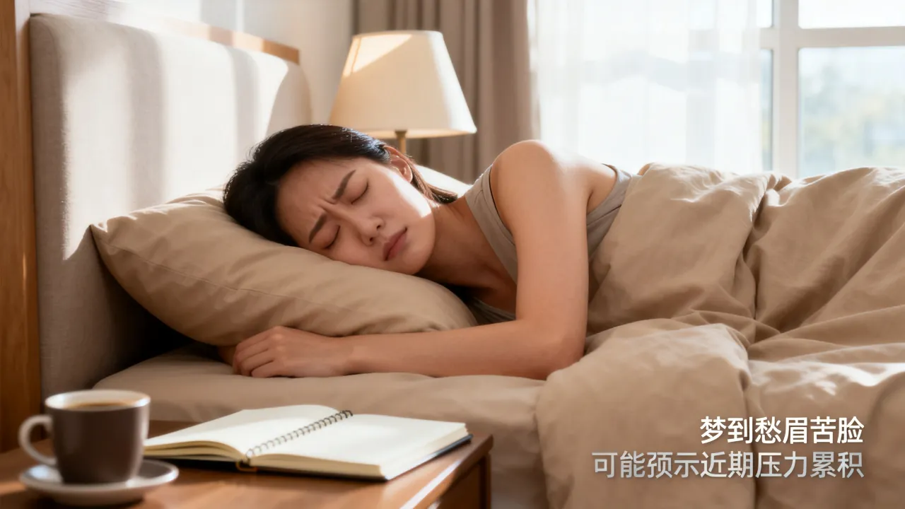梦到了愁眉苦脸是什么征兆，梦见愁眉苦脸预示什么？