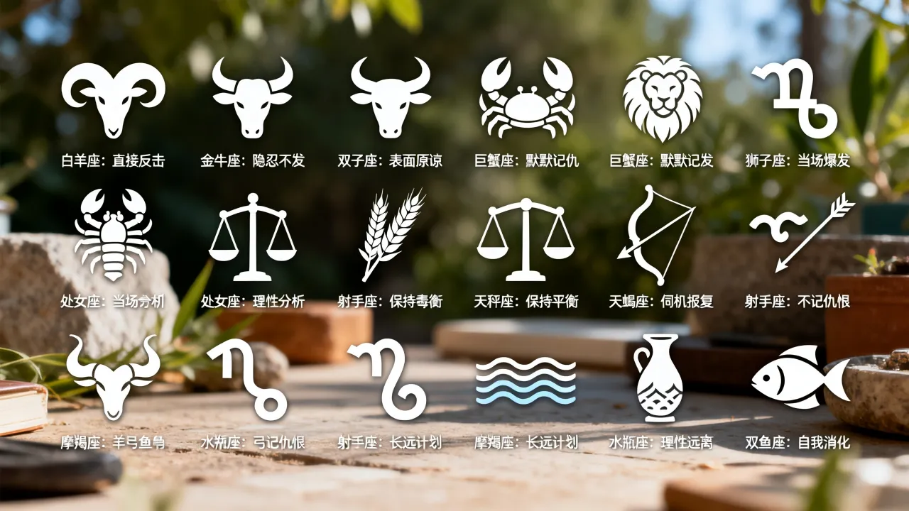 十二星座对待仇恨的态度如何?,哪个星座报复心最强? 十二星座对待仇恨的态度如何?,哪个星座报复心最强?