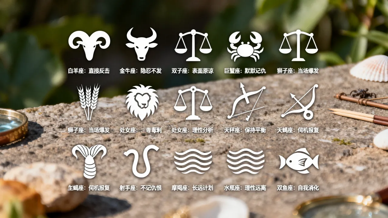 十二星座对待仇恨的态度如何?,哪个星座报复心最强? 十二星座对待仇恨的态度如何?,哪个星座报复心最强?