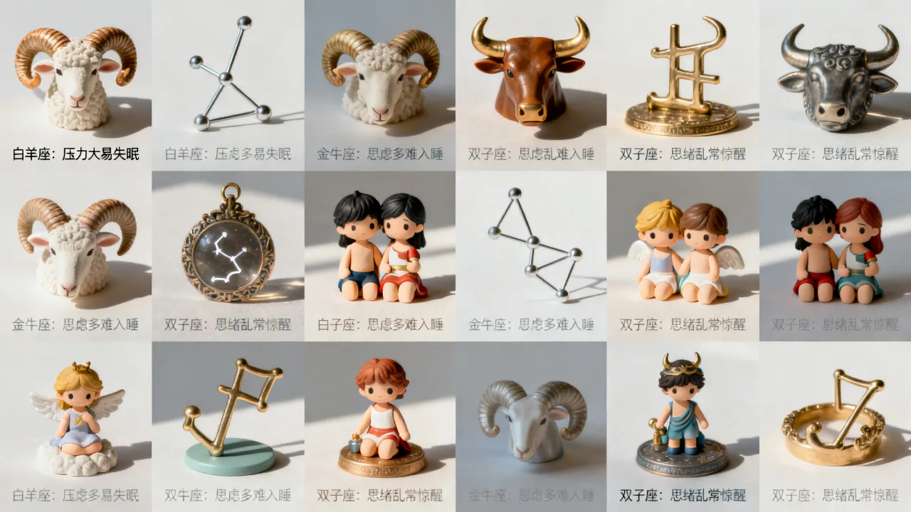 十二星座失眠排行，哪个星座最容易失眠？