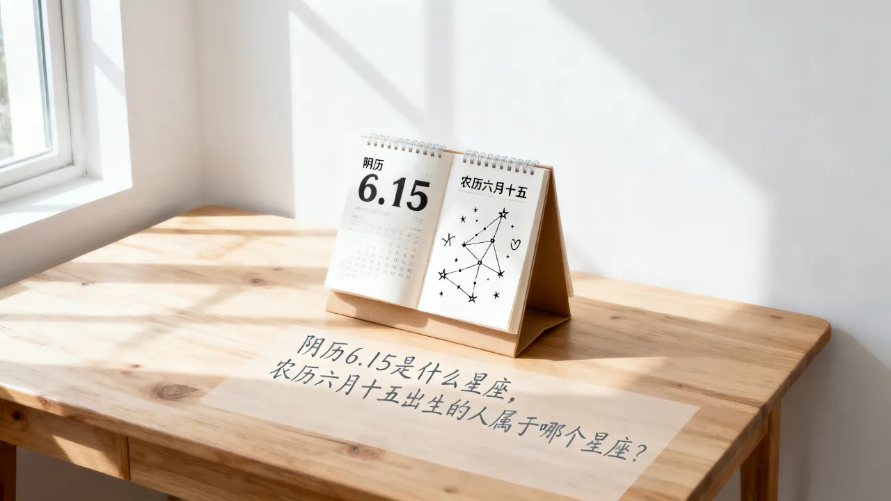 阴历6.15是什么星座，农历六月十五出生的人属于哪个星座？